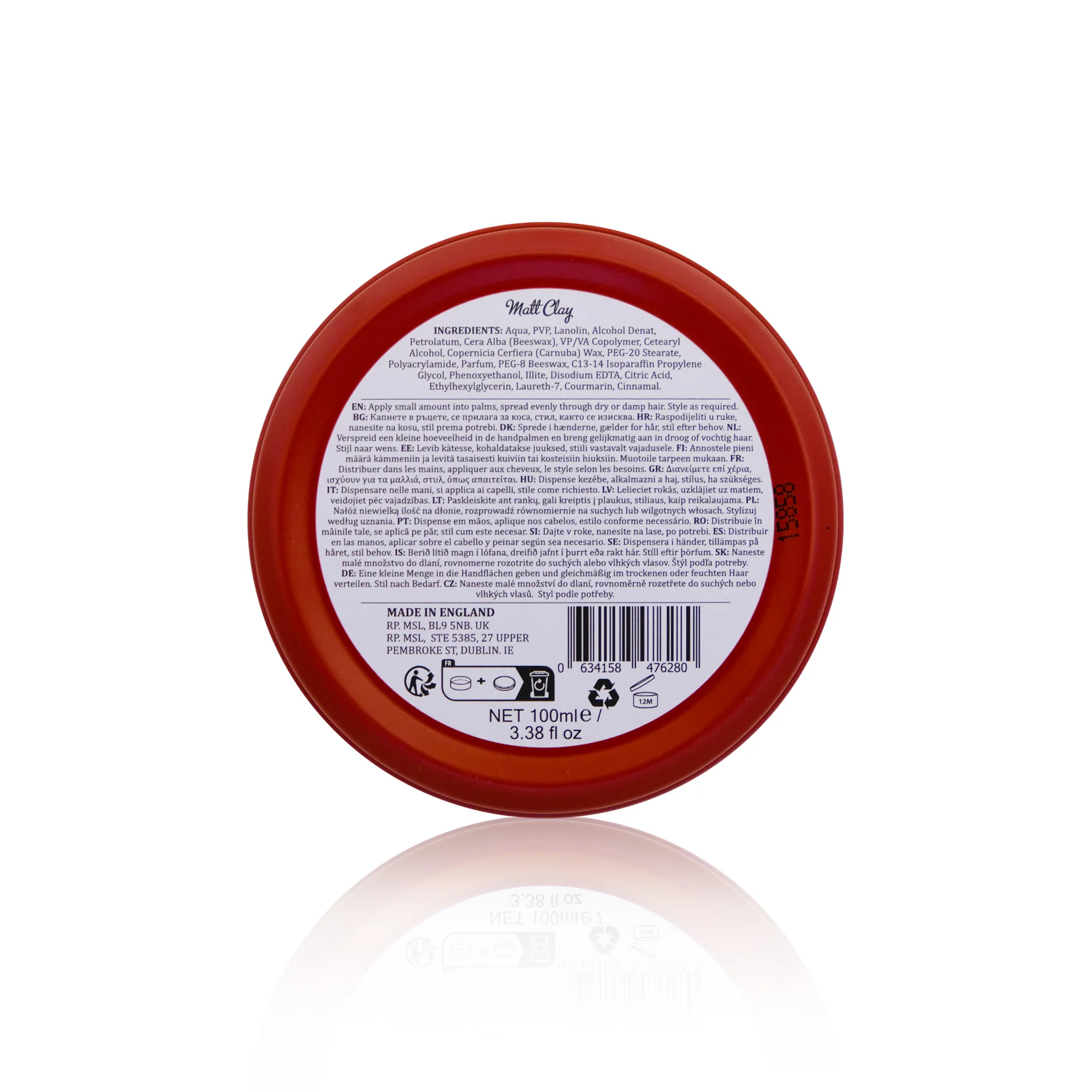 Dapper Dan Matt Clay (100ml/3.38oz) - Image 3