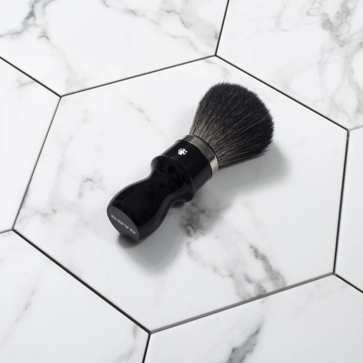 Dovo Black Hi-Brush synthetic Shaving brush - Image 2
