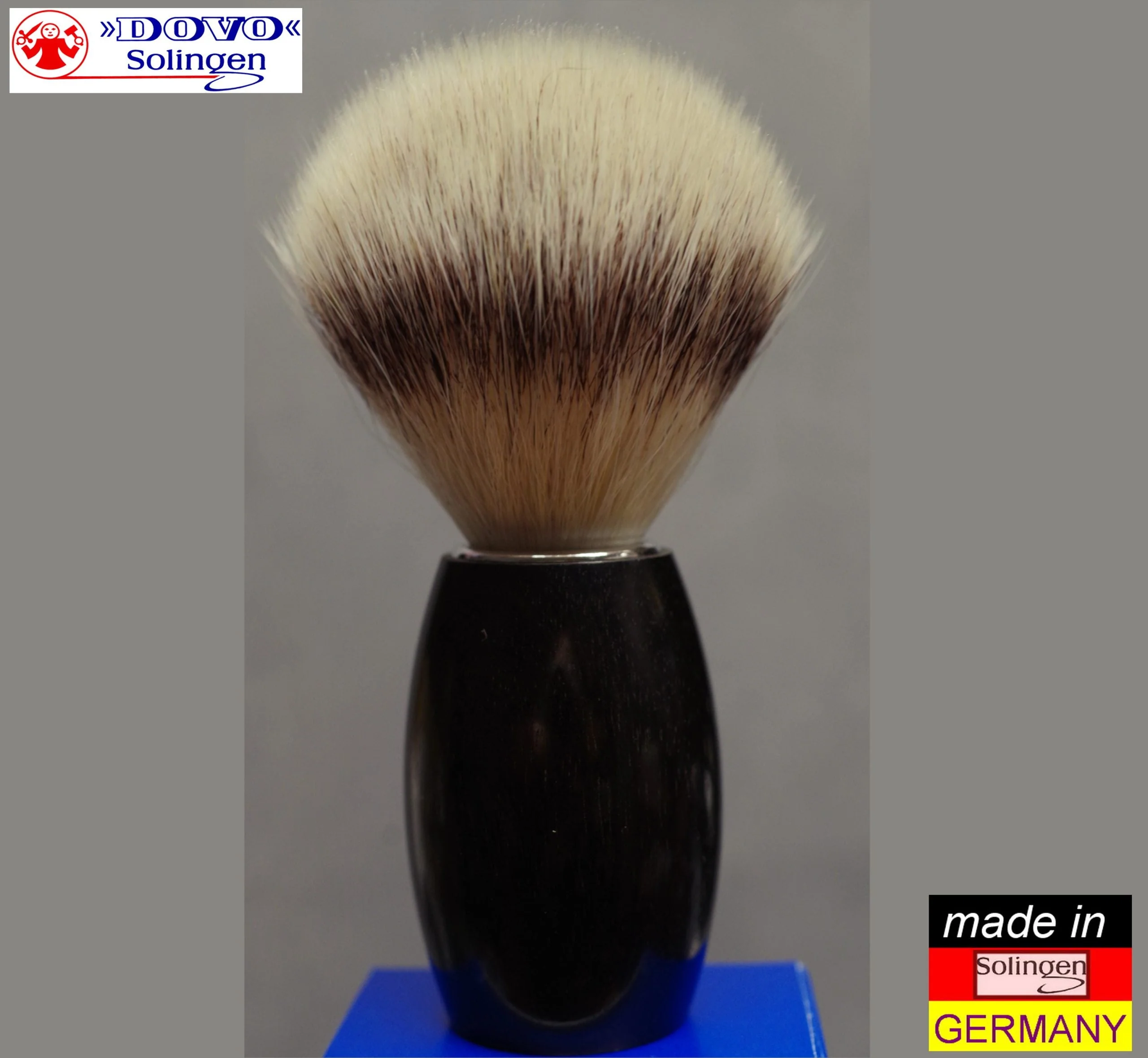 DOVO Fibre silvertip synthetic Badger Shaving brush - Image 2