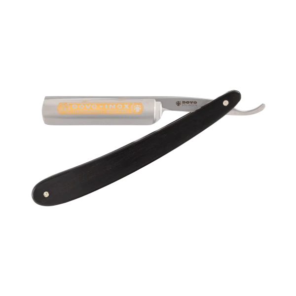 Dovo  Inox  Straight Razor, Ebony, 5/8 in.