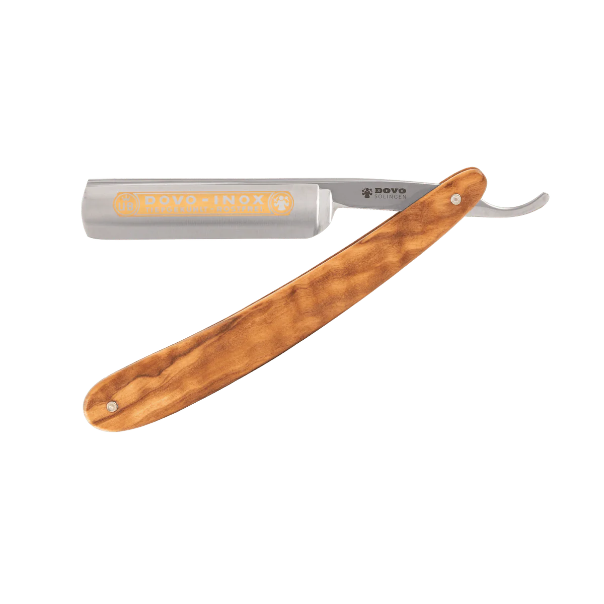 Dovo  Inox  Straight Razor, Olive Wood Handle, 5/8 in.