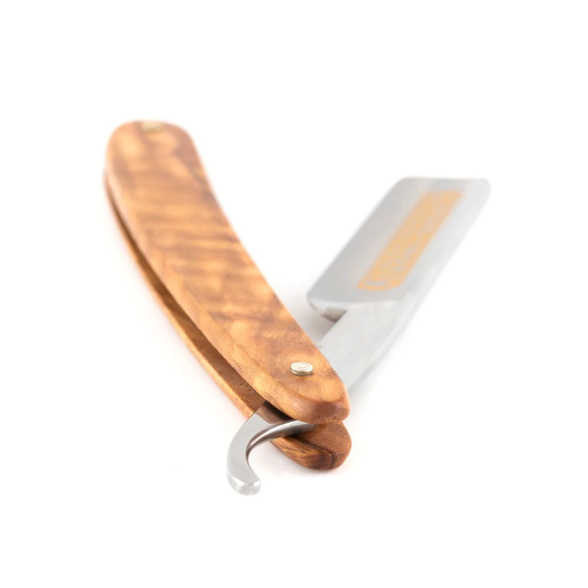 Dovo  Inox  Straight Razor, Olive Wood Handle, 5/8 in. - Image 4