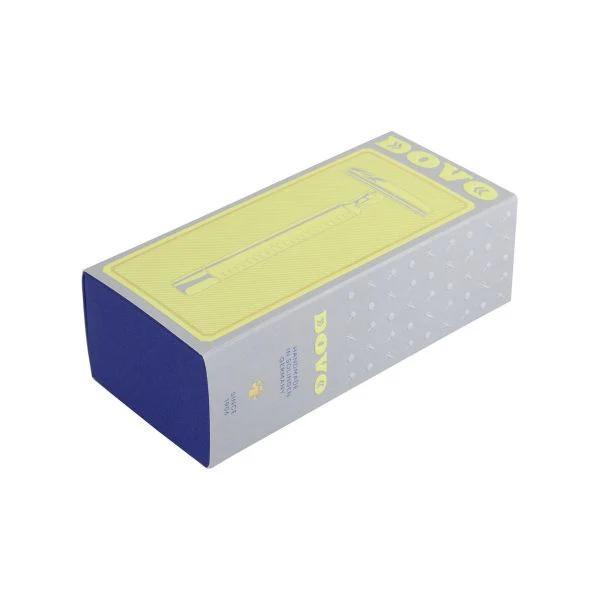 Dovo Prima Safety Razors Zinc die casting, brass wide cross pattern - Image 5