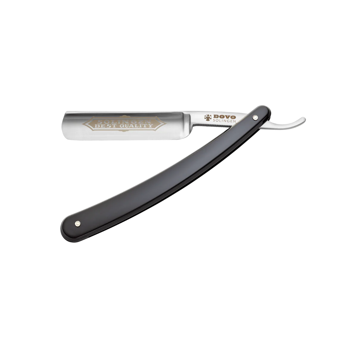 Dovo Straight Razor, Cellidur Black Handle  5/8' in. Solingen, Germany - Image 3