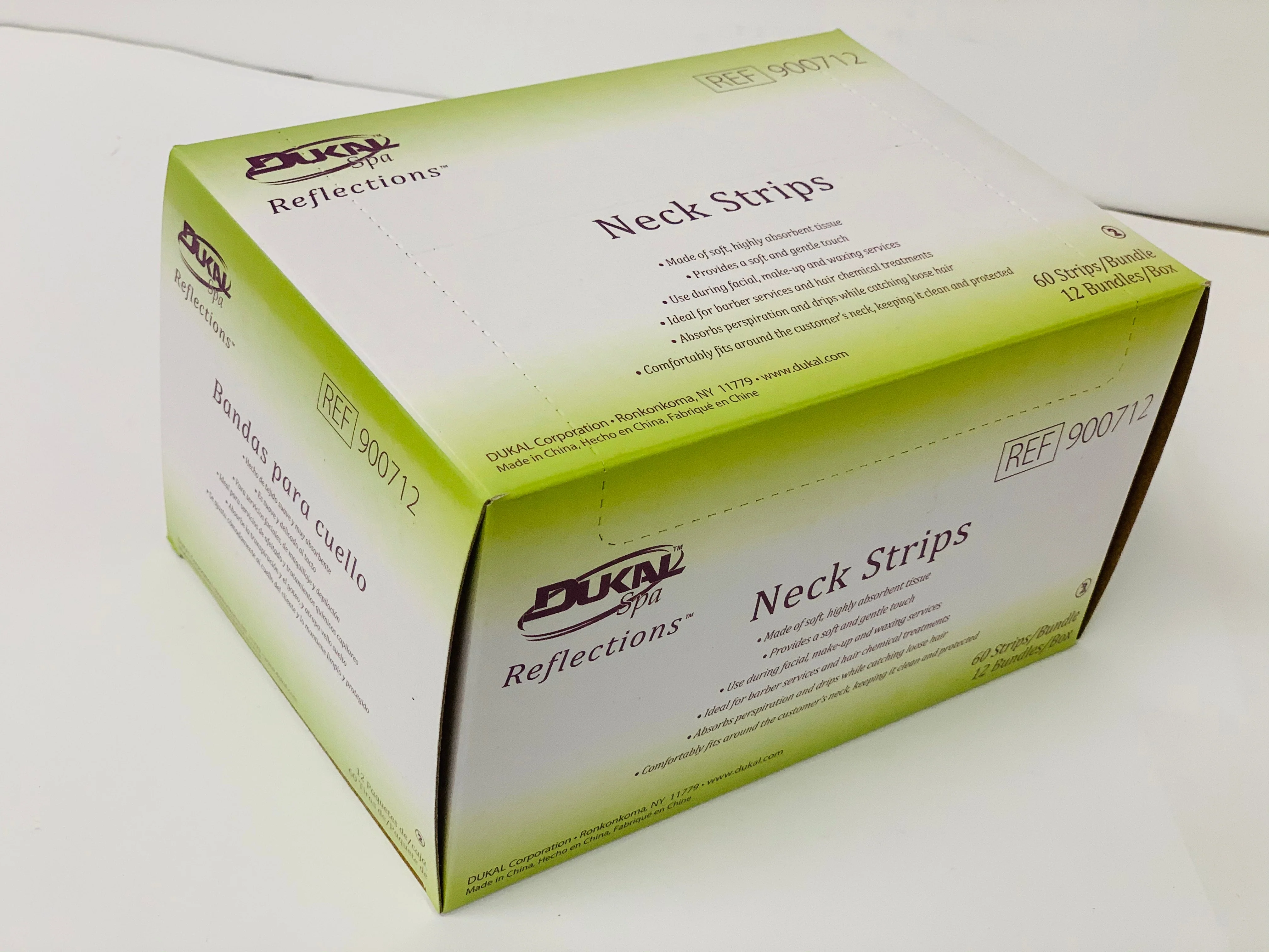 Dukal Neck Strips - 60 Strips/Bundle, 12 Bundles Per Box and 4Boxes in Case - Image 2