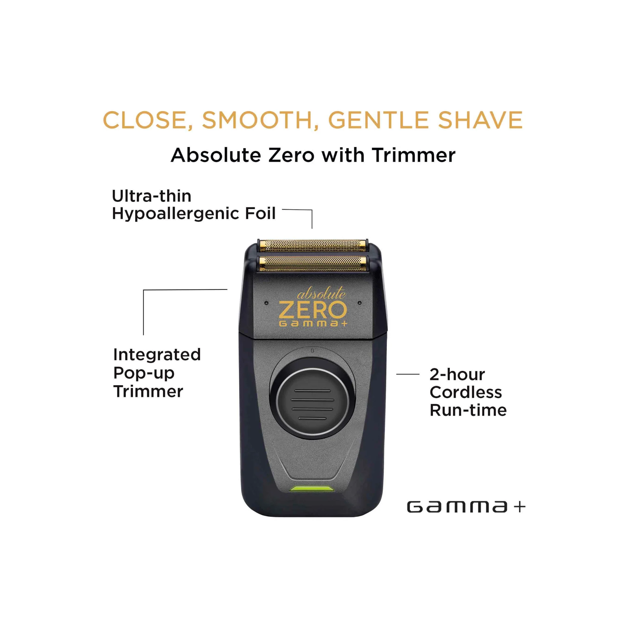 GAMMA+ ABSOLUTE ZERO
(BLACK) Shaver - Image 8