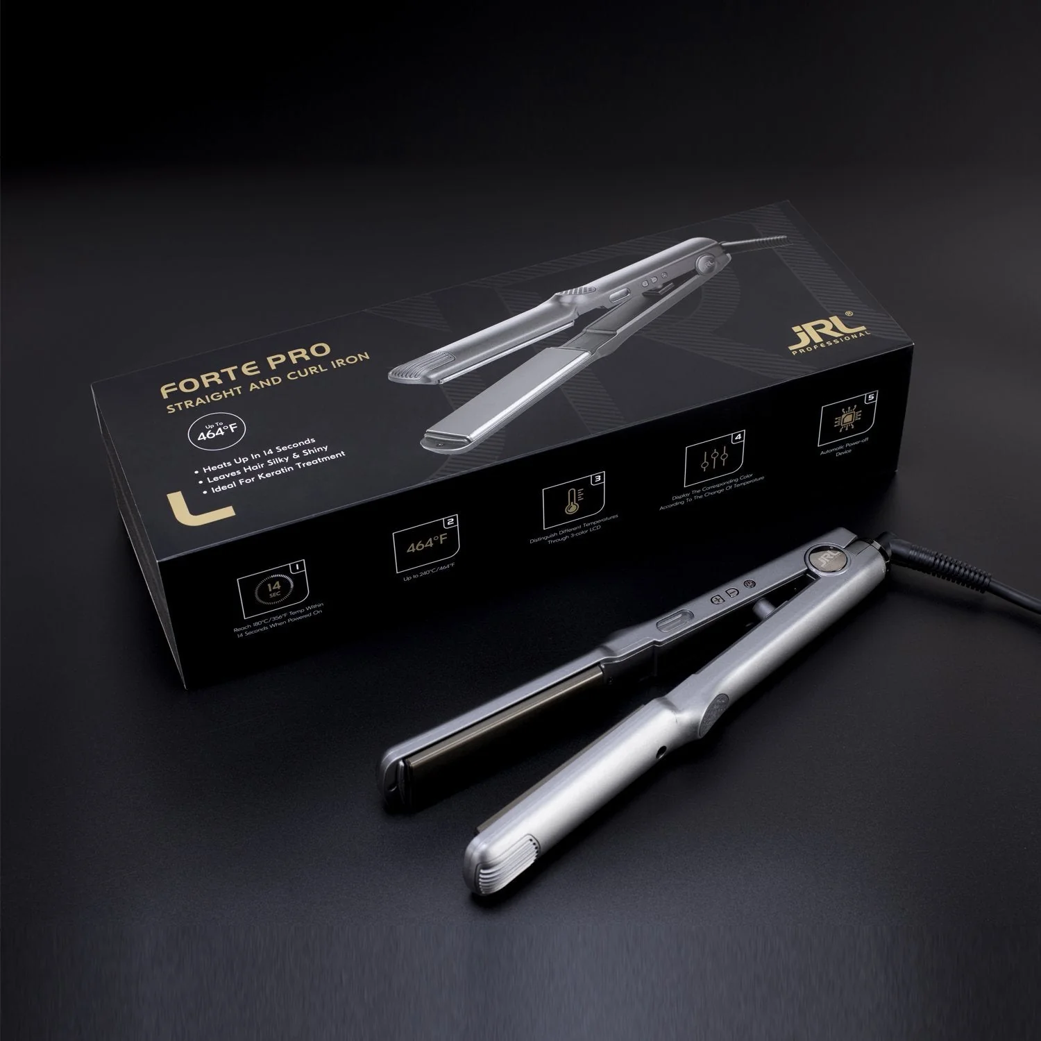 JRL Straight and Curl Iron 1 in. - Image 3