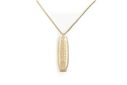 MD  Clipper Necklace Gold