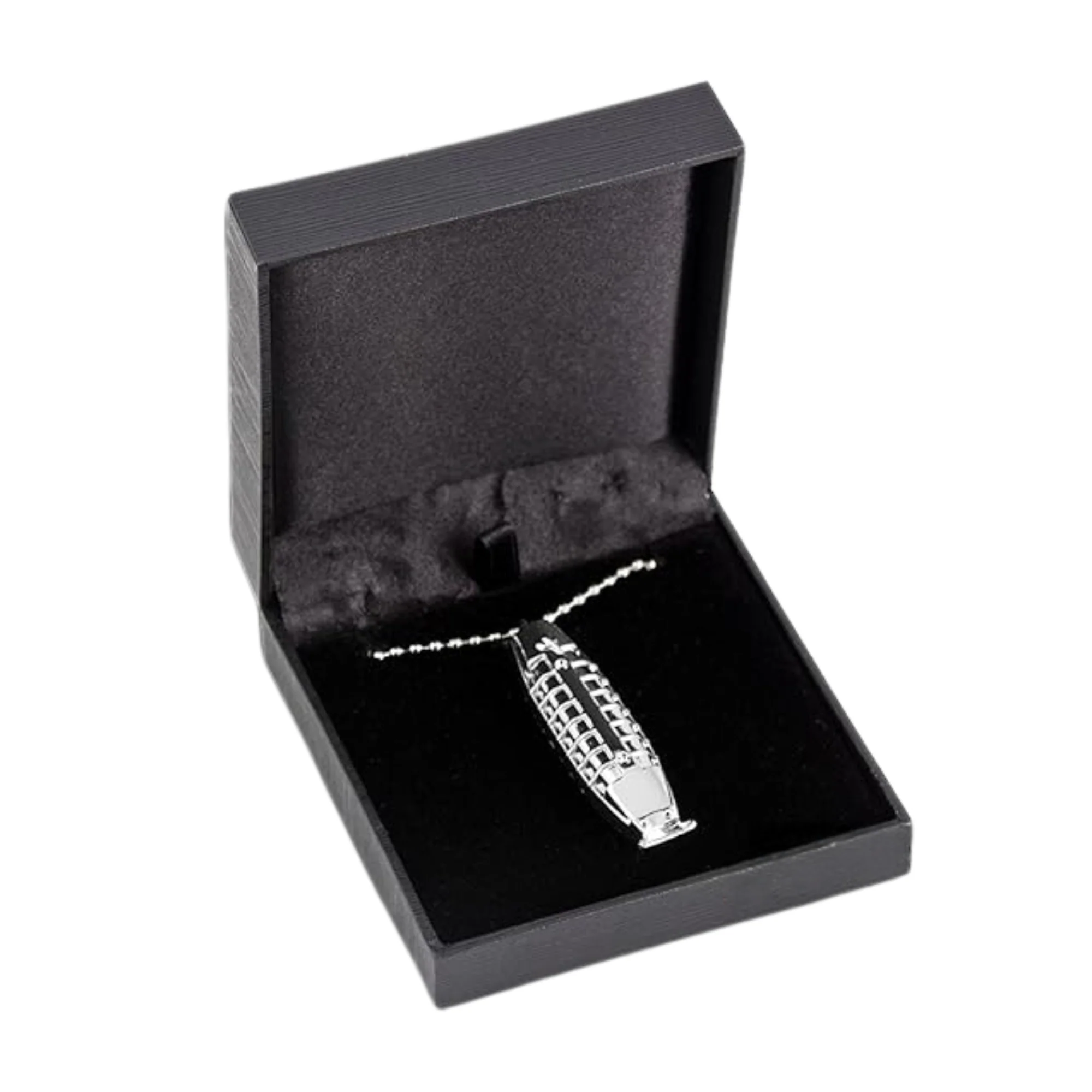 MD  Clipper Necklace Silver - Image 2