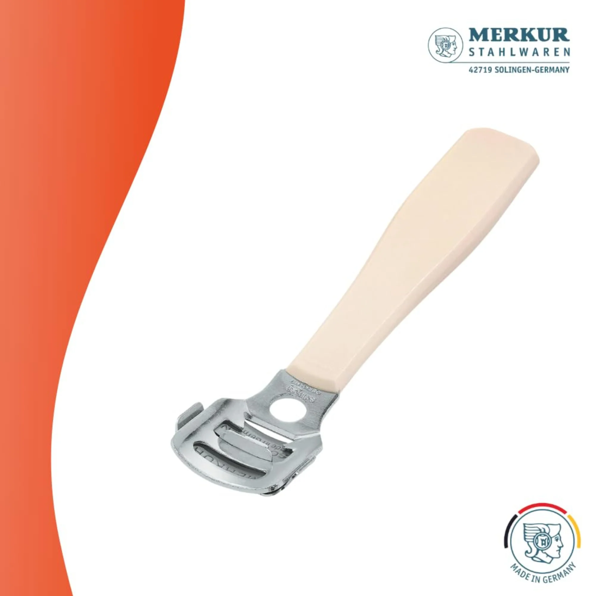 Merkur 923 Corn/Callus Razor with White Handle - Image 2