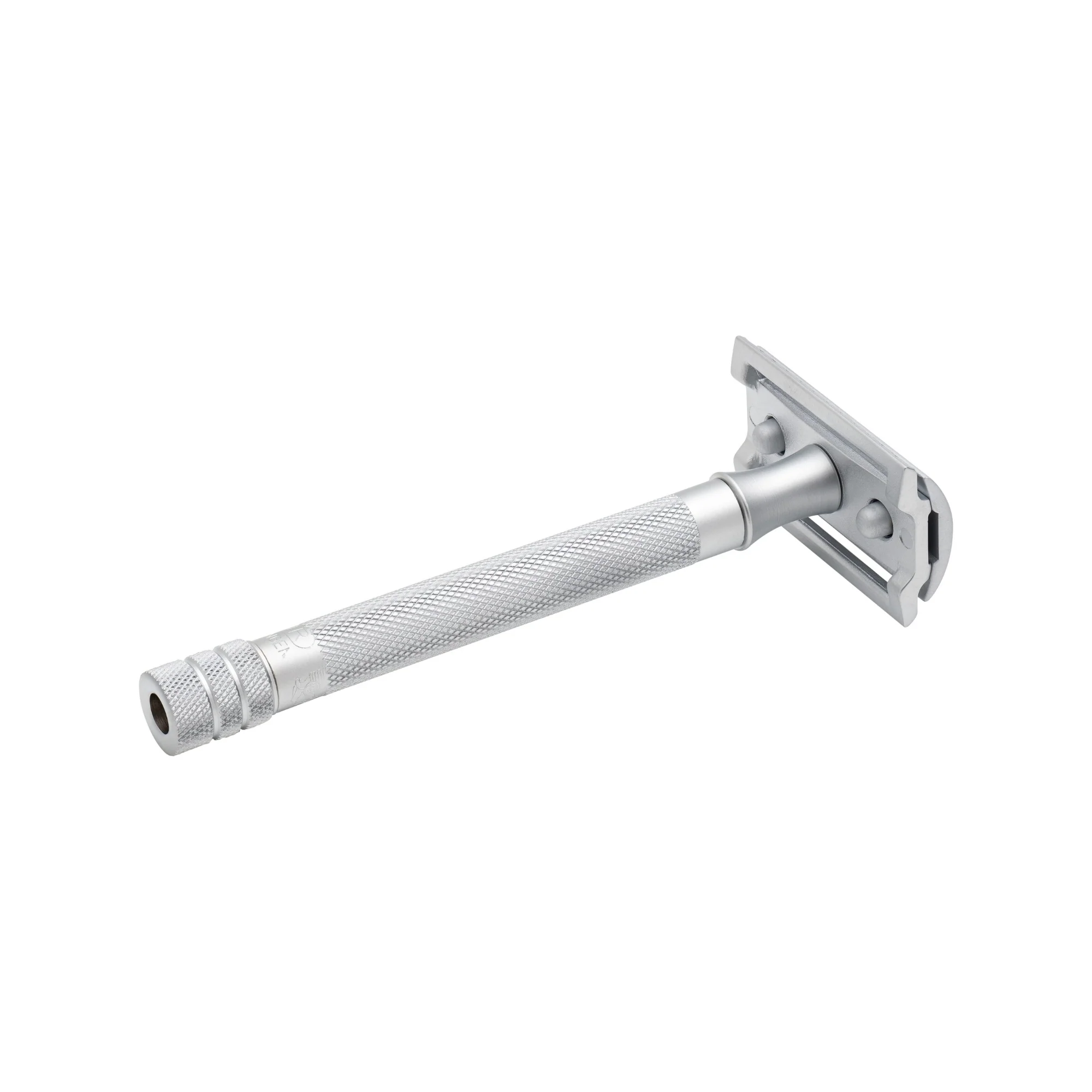 Merkur DE Razor, 22C Straight Comb, Long Handle, Matt Chrome, MK-22002 - Image 3