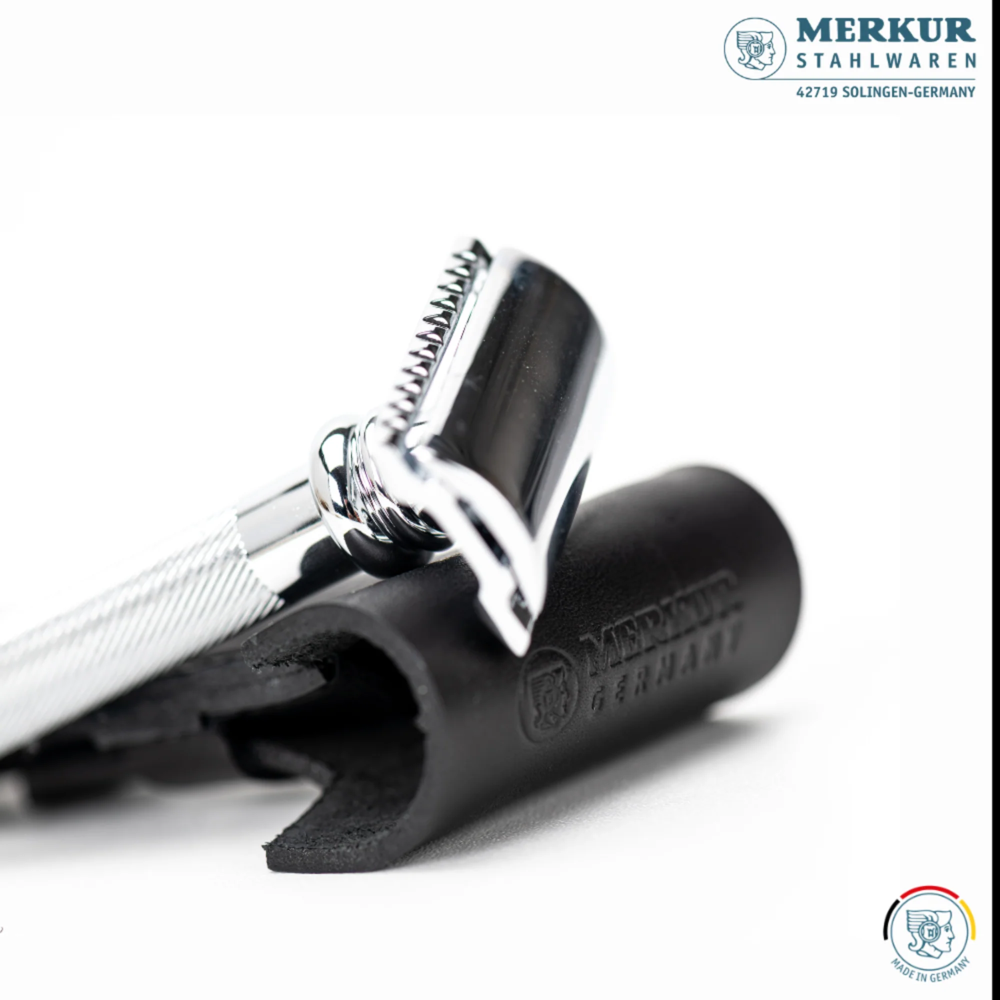 Merkur Leather Case for all Items except 24001, Cowhide, Black - Image 7