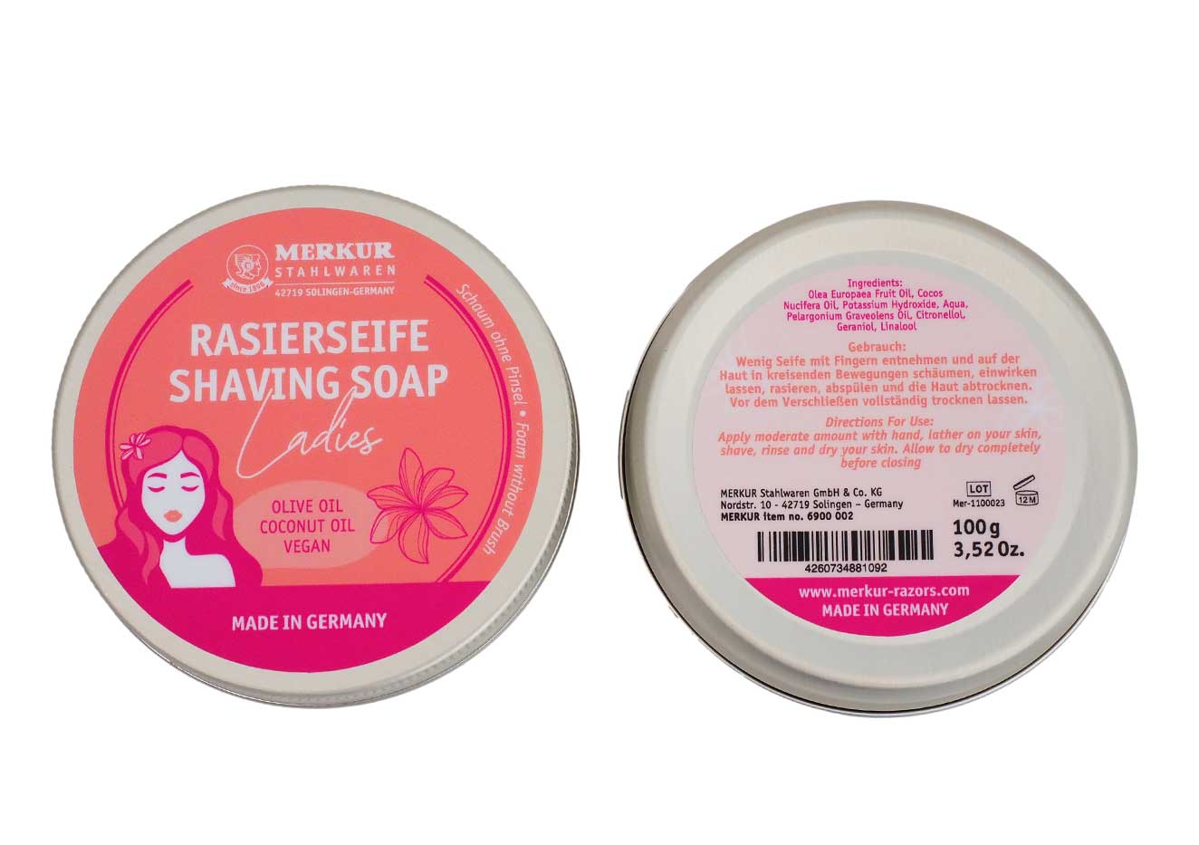 Merkur Shaving Soap - Creme LADIES, 100gr - Image 2