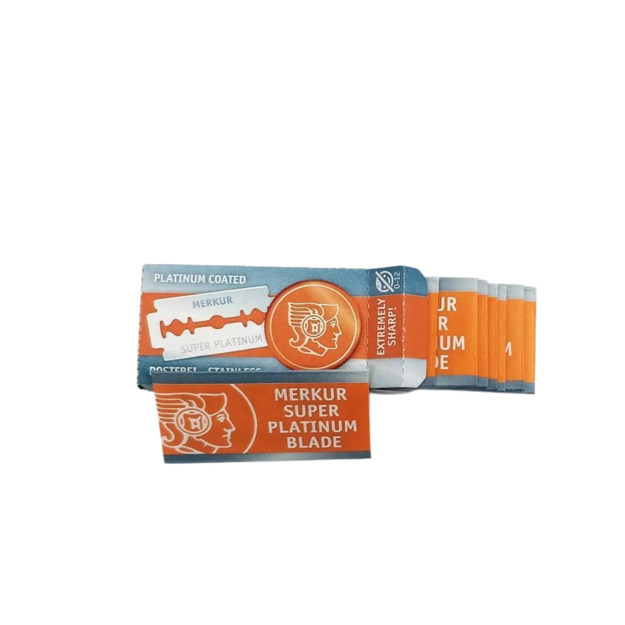 Merkur Super Platinum Double Edge Safety Razor Blades (Single Pack, 10 Blades/Pack) - Image 5