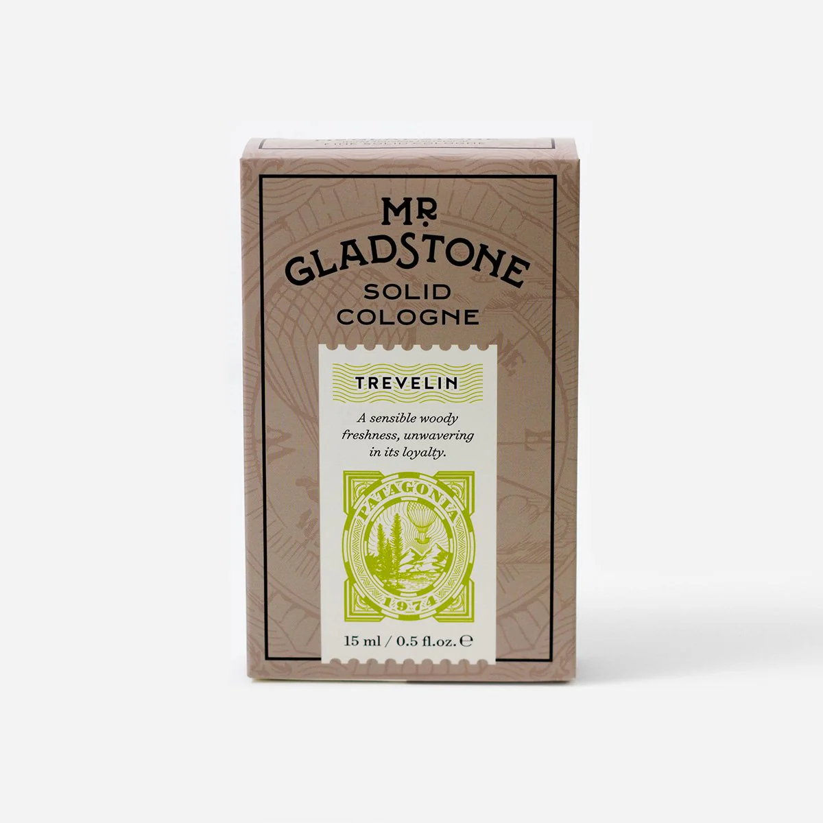 Mr. Gladstone Trevelin Solid Cologne - Fine Fragrance Reminiscent of 1974 Patagonia