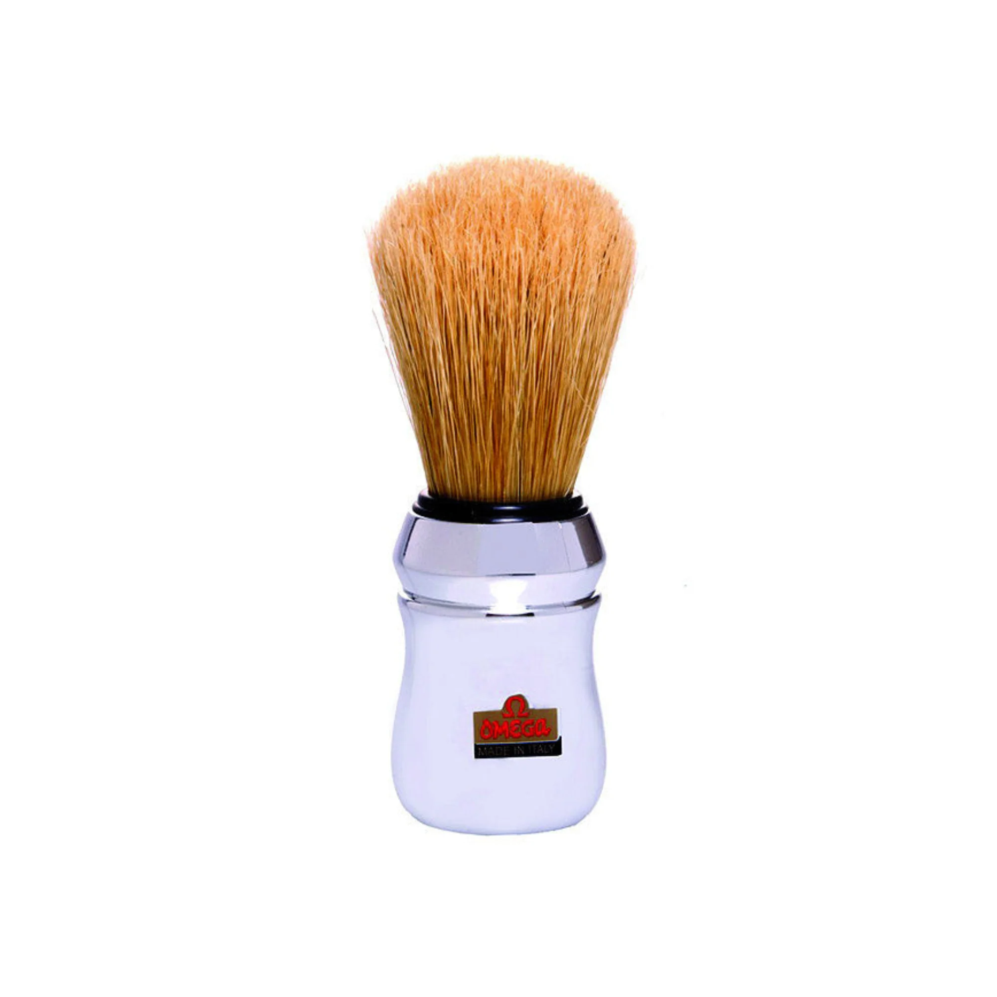Omega Chrome 100% Pure Boar Bristle Shaving Brush - Image 2
