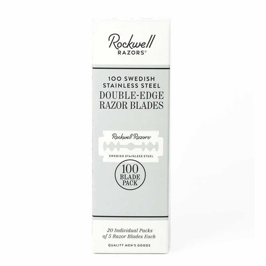 Rockwell Razors Double-Edge Razor Blades - 100-Pack