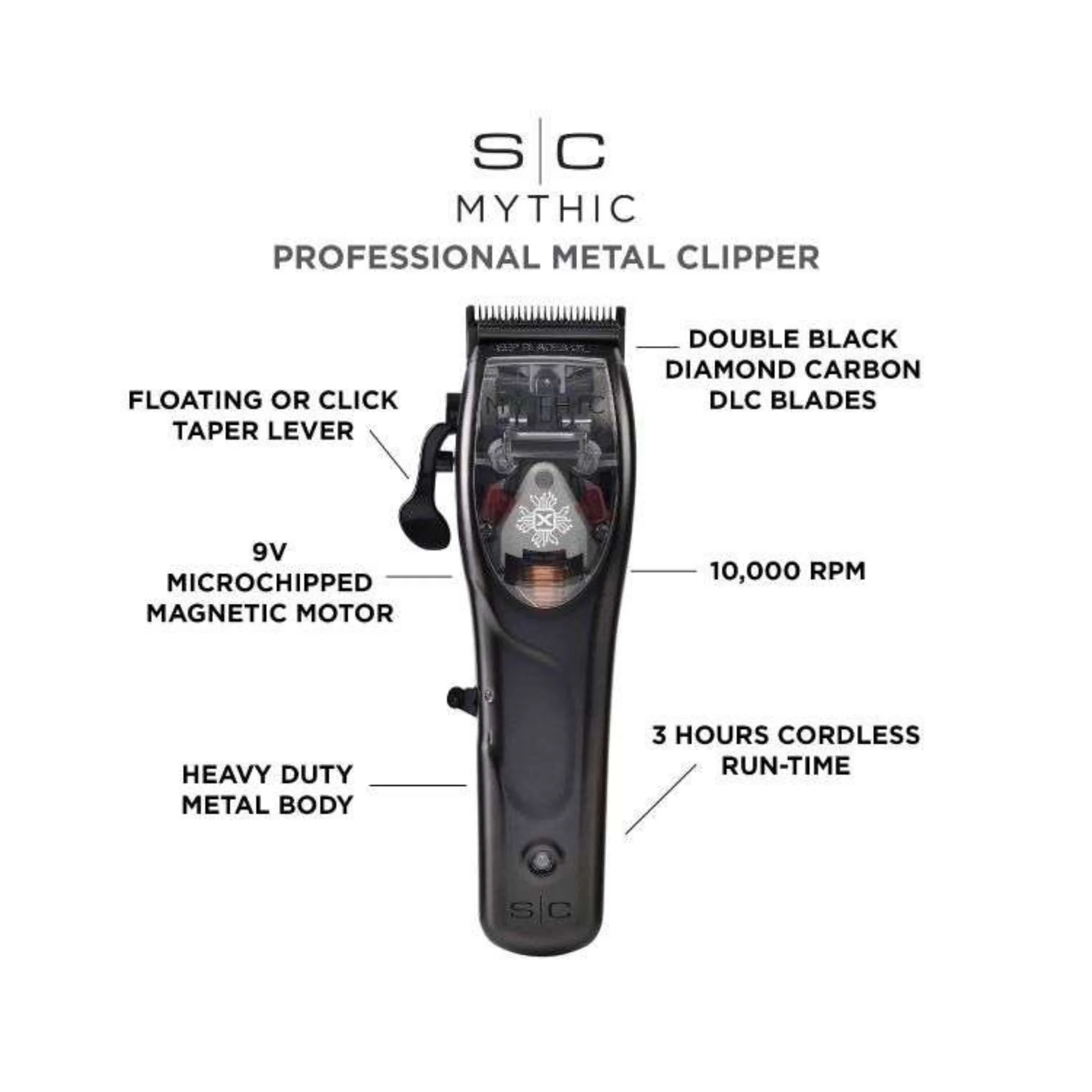 Stylecraft Mythic Professional Microchipped Metal Clipper - Image 5