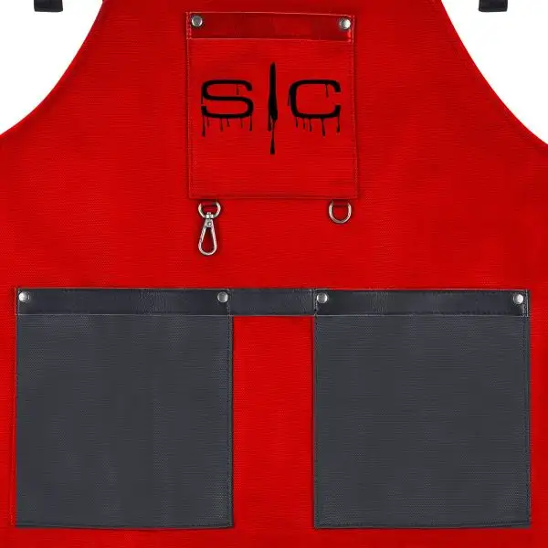 StyleCraft Red and Black Apron - Image 3
