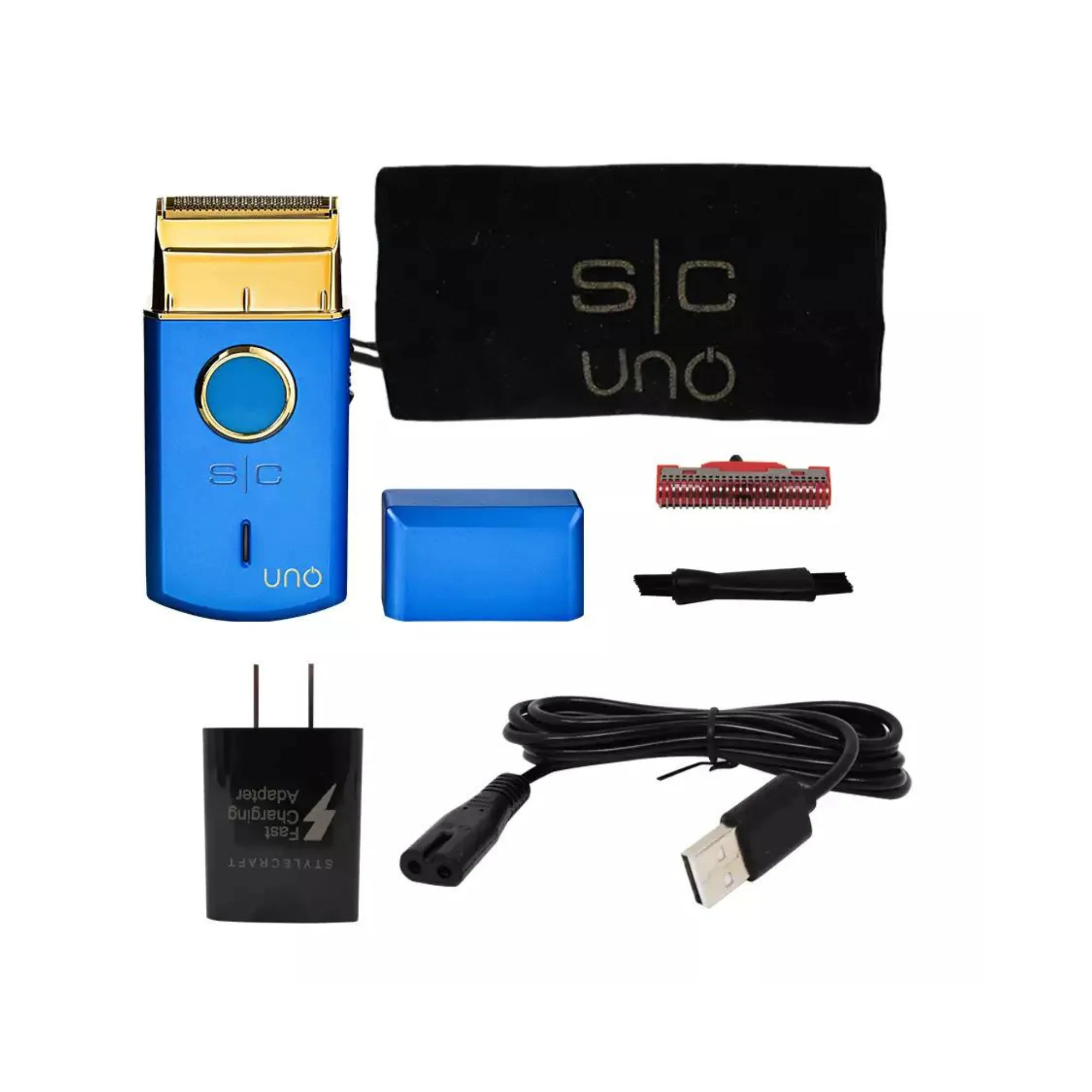 StyleCraft Uno Single Foil Shaver Blue - Image 5