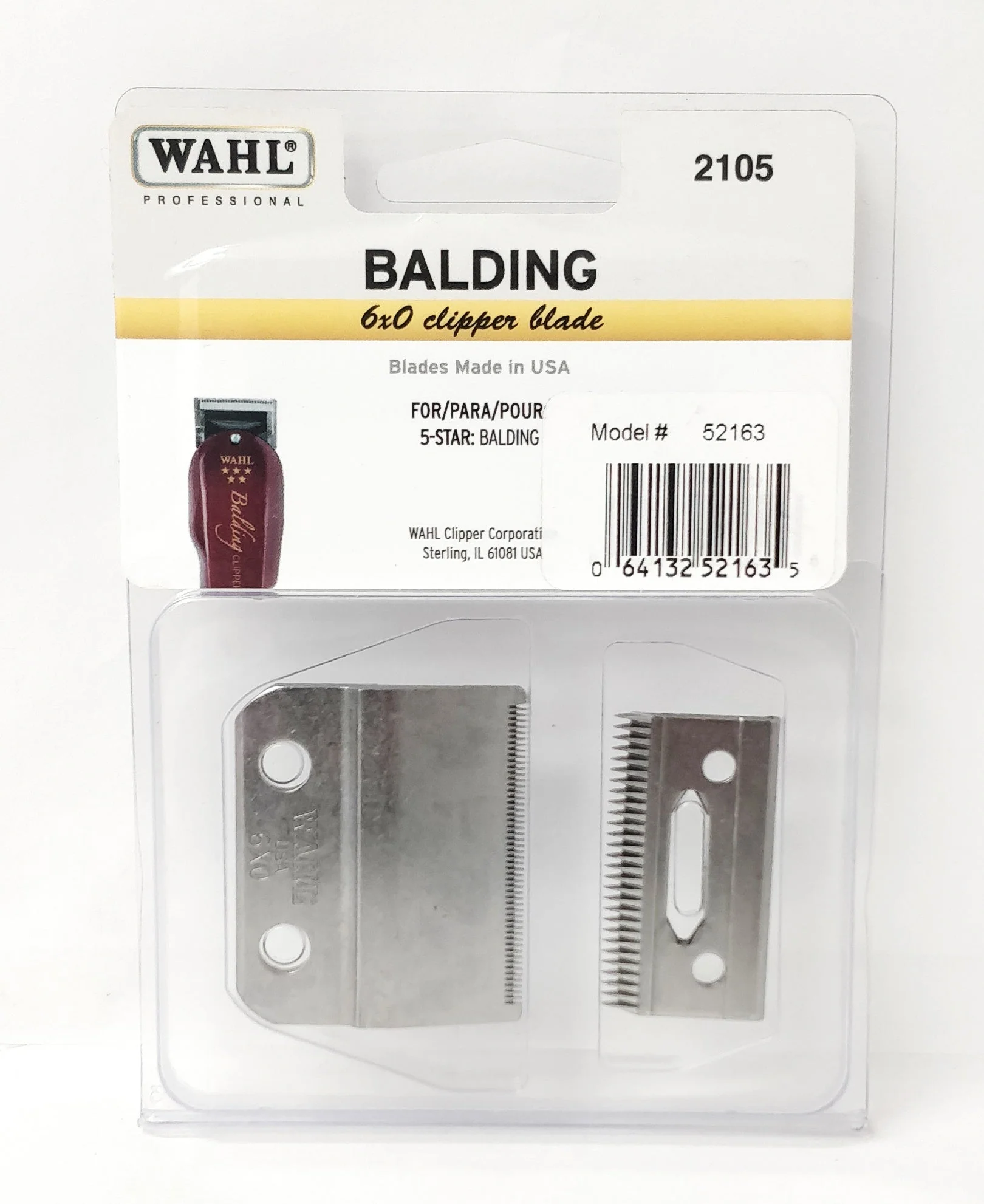 Wahl 5 Star Balding Replacement Blade Set (000000) - Image 2