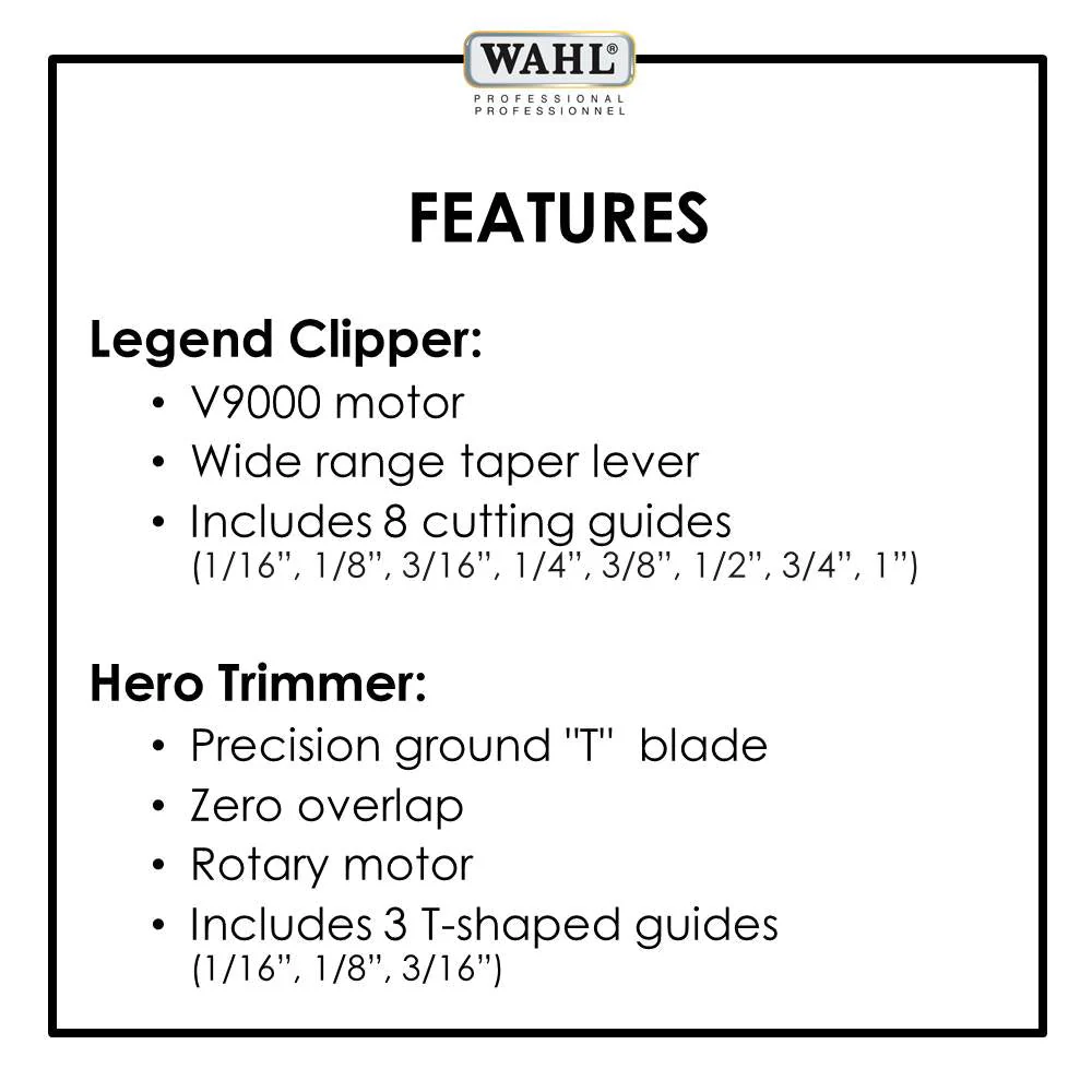 Wahl 5 Star Barber Combo (Includes Legend Clipper) - Image 6