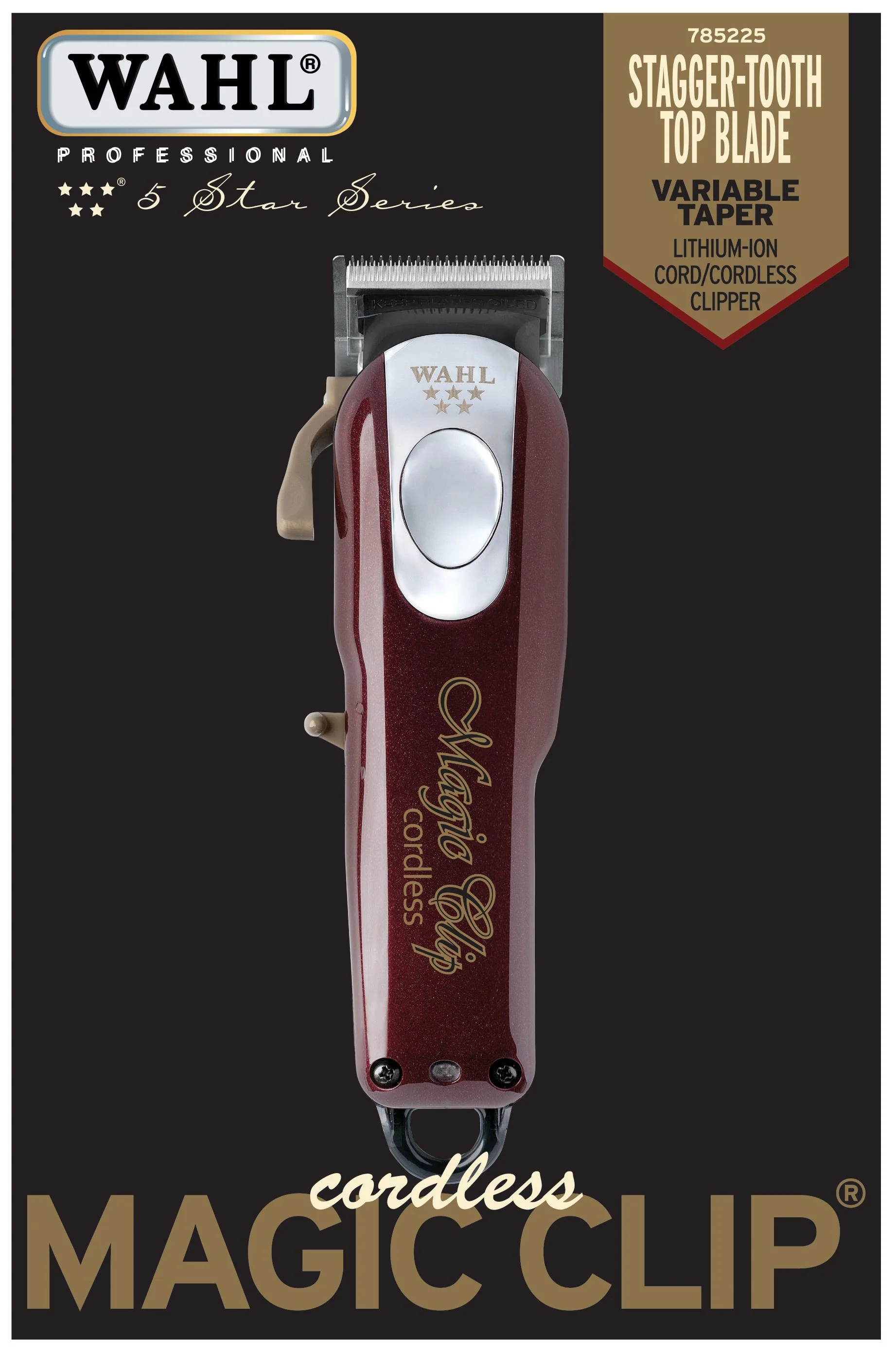 Wahl 5 Star Cordless Lithium Magic Clip Clipper - Image 4