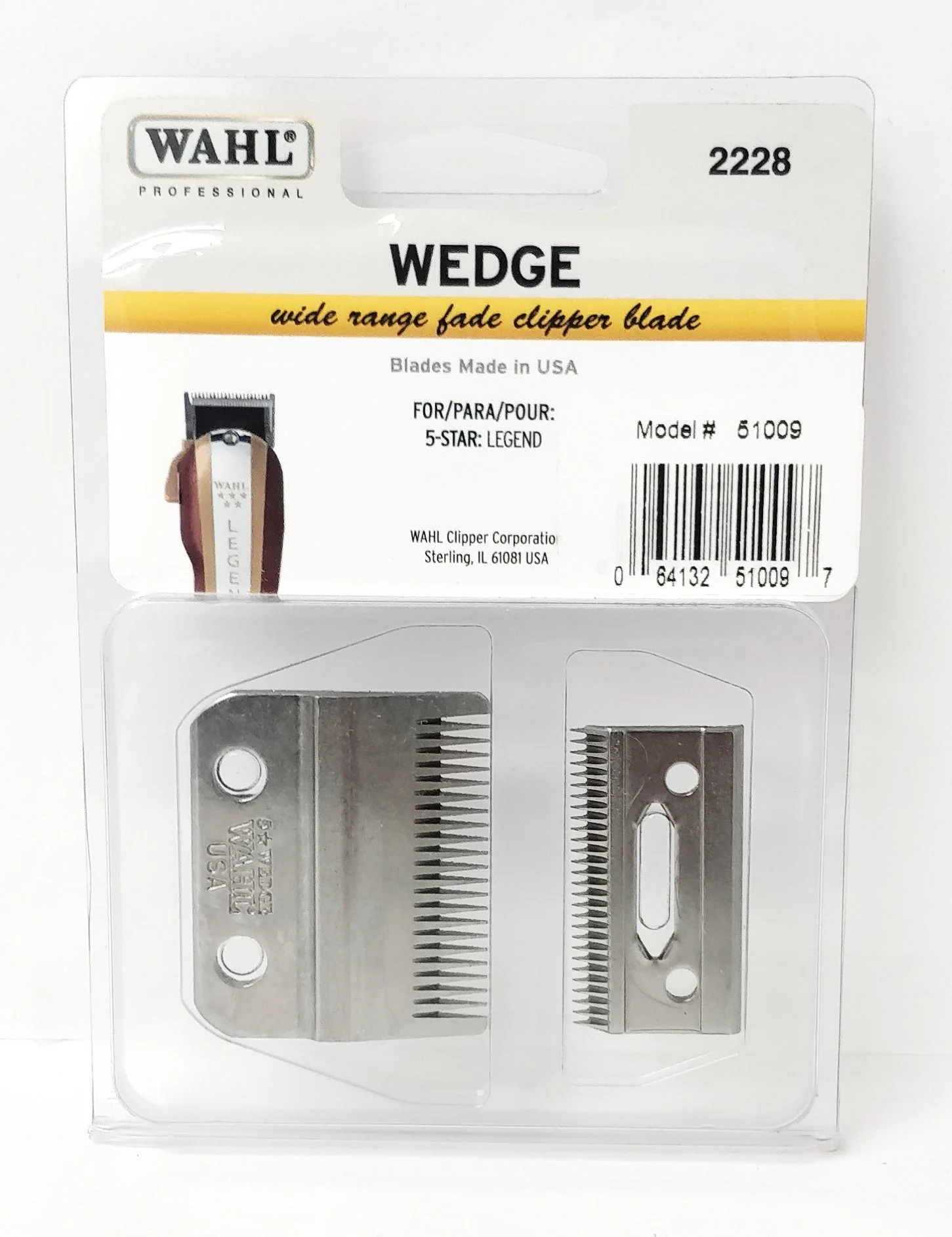Wahl 5 Star Legend Replacement Wedge Blade Set - Image 2