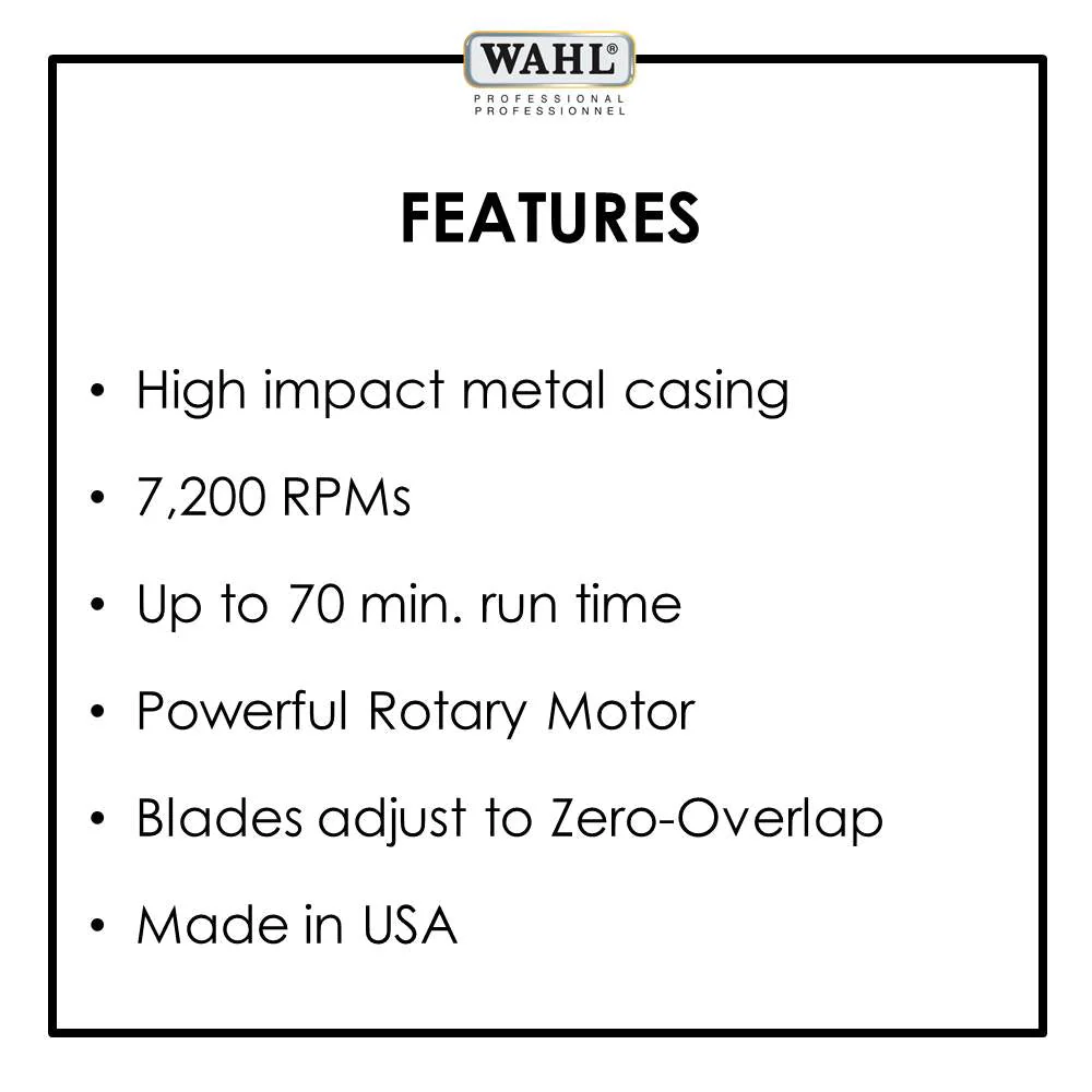 WAHL-564168 WAHL 5 Star Cordless Senior Professional Cord/Cordless Clipper - Image 5