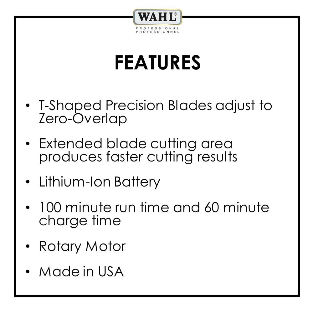 WAHL-564359 5 Star Cordless Detailer Lithium-Ion Cord/Cordless Trimmer - Image 4