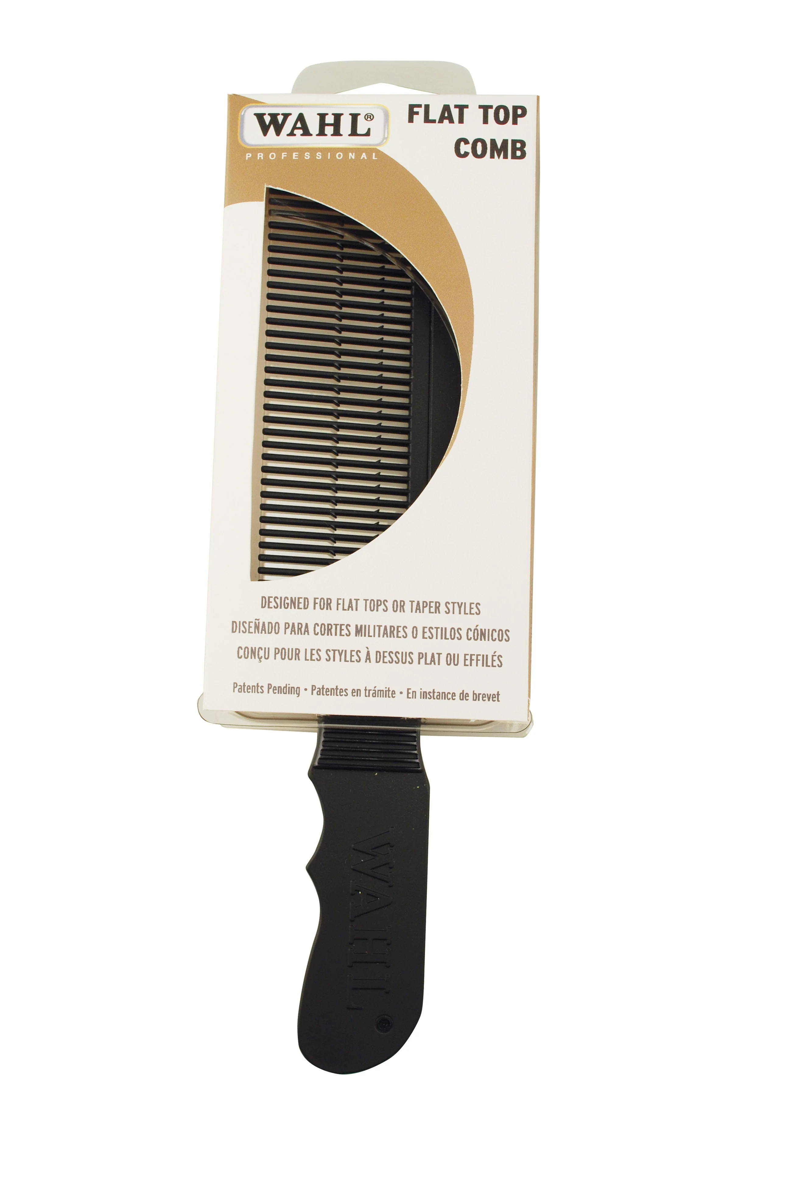 Wahl Barber Flat Top Comb (Black) - Image 2