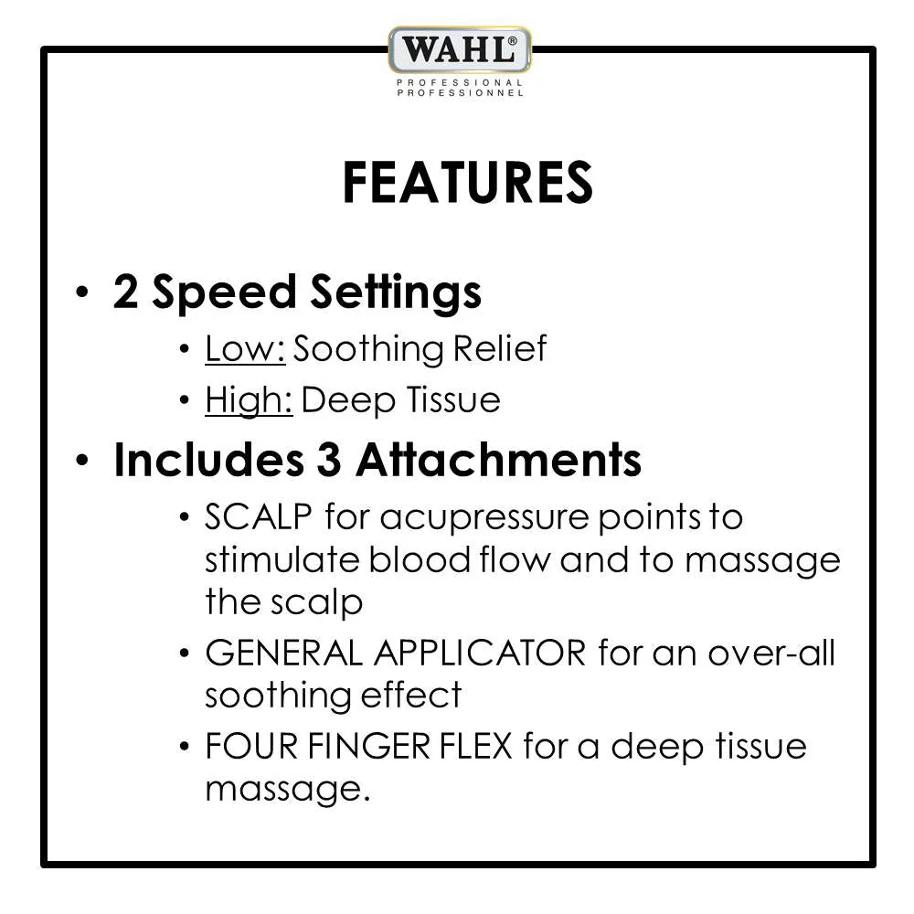 Wahl Professional Massager - Various Attachments - Image 4