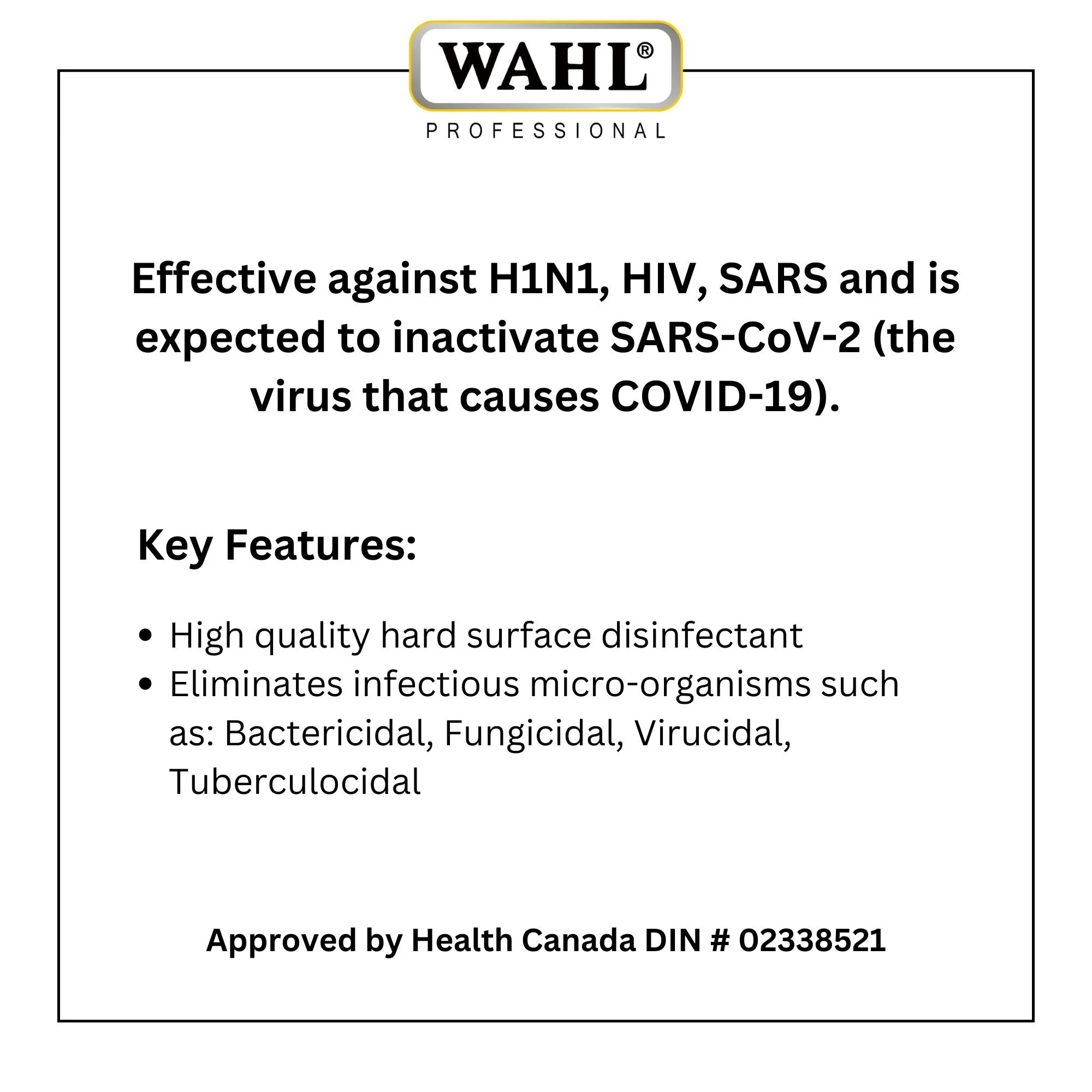 Wahl Spray On Disinfectant Spray (240ml) - Image 2
